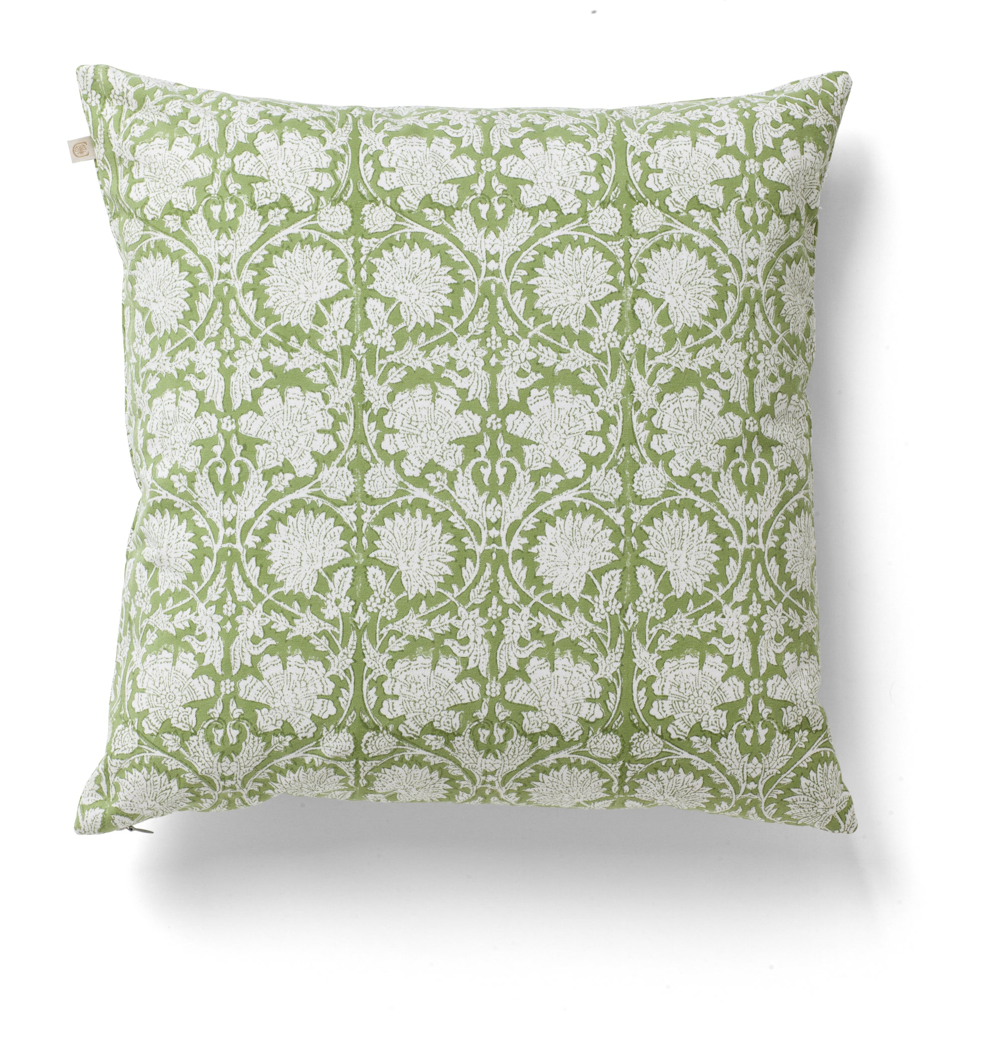 Cotton Cushion Cover Paradise Design - Green