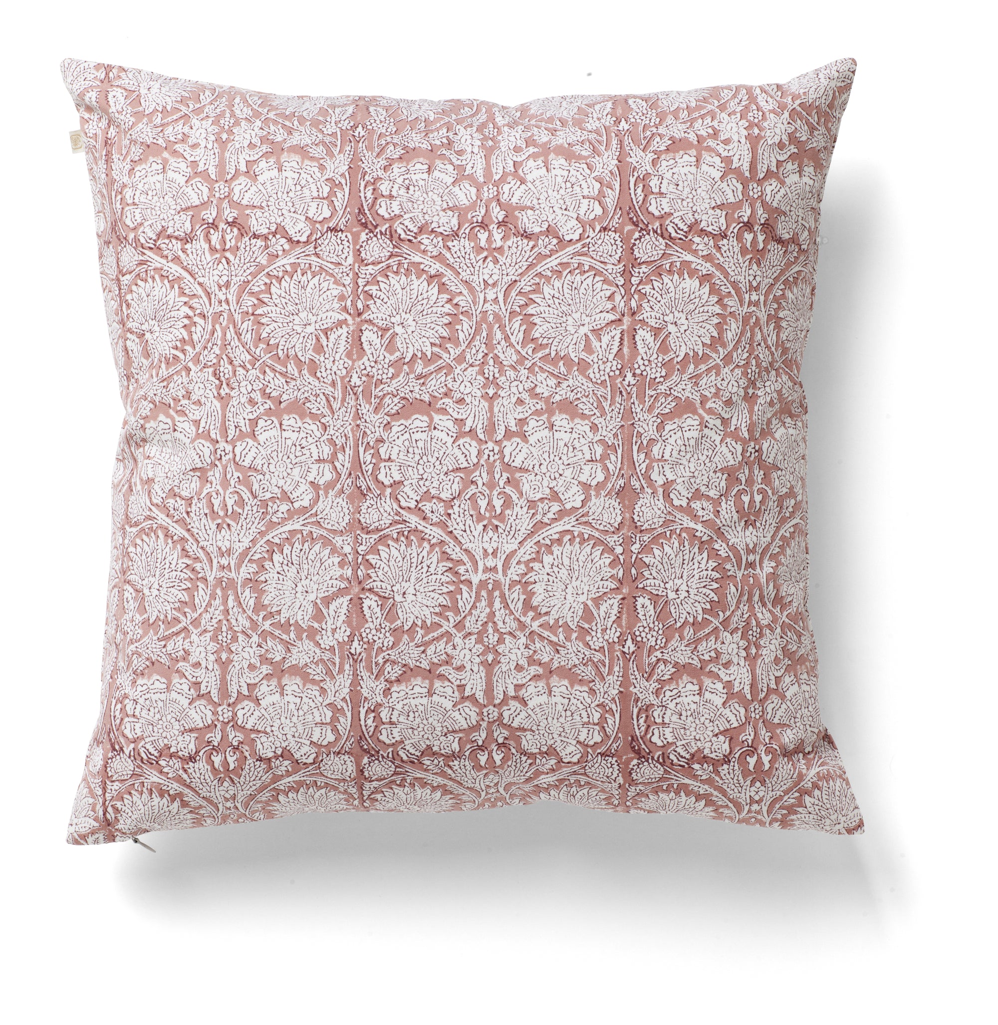 Cotton Cushion Cover Paradise Design - Rose