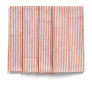 Cotton Napkin Stripe Design Set of 4