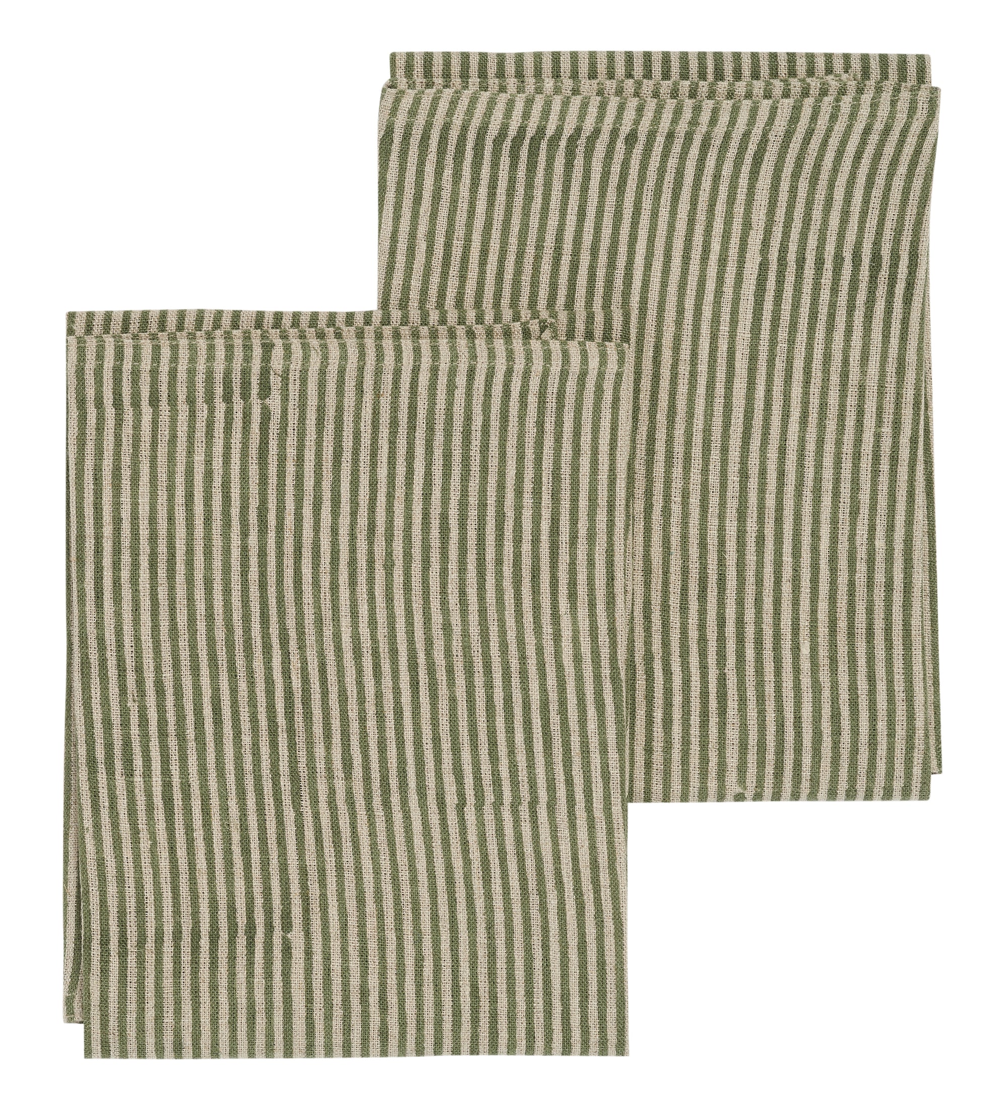 Linen Kitchen Towel Stripe Design
