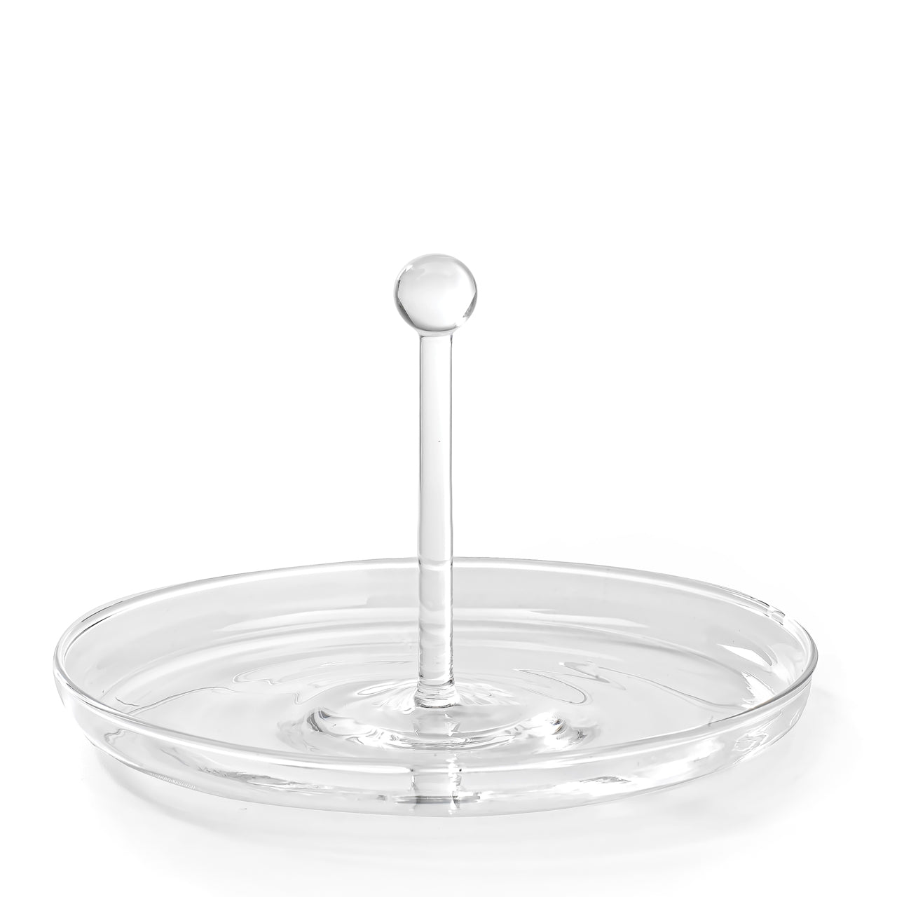BILIA Glass Tray with Handle