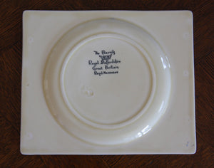 Pair Vintage Royal Staffordshire Plates
