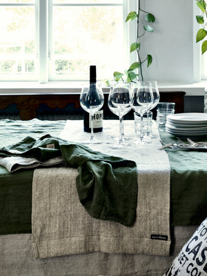 Rustic Linen Runners and Placemats