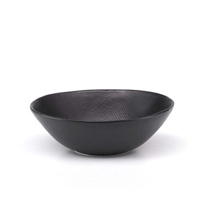 MAGMA Organic black large serving bowl