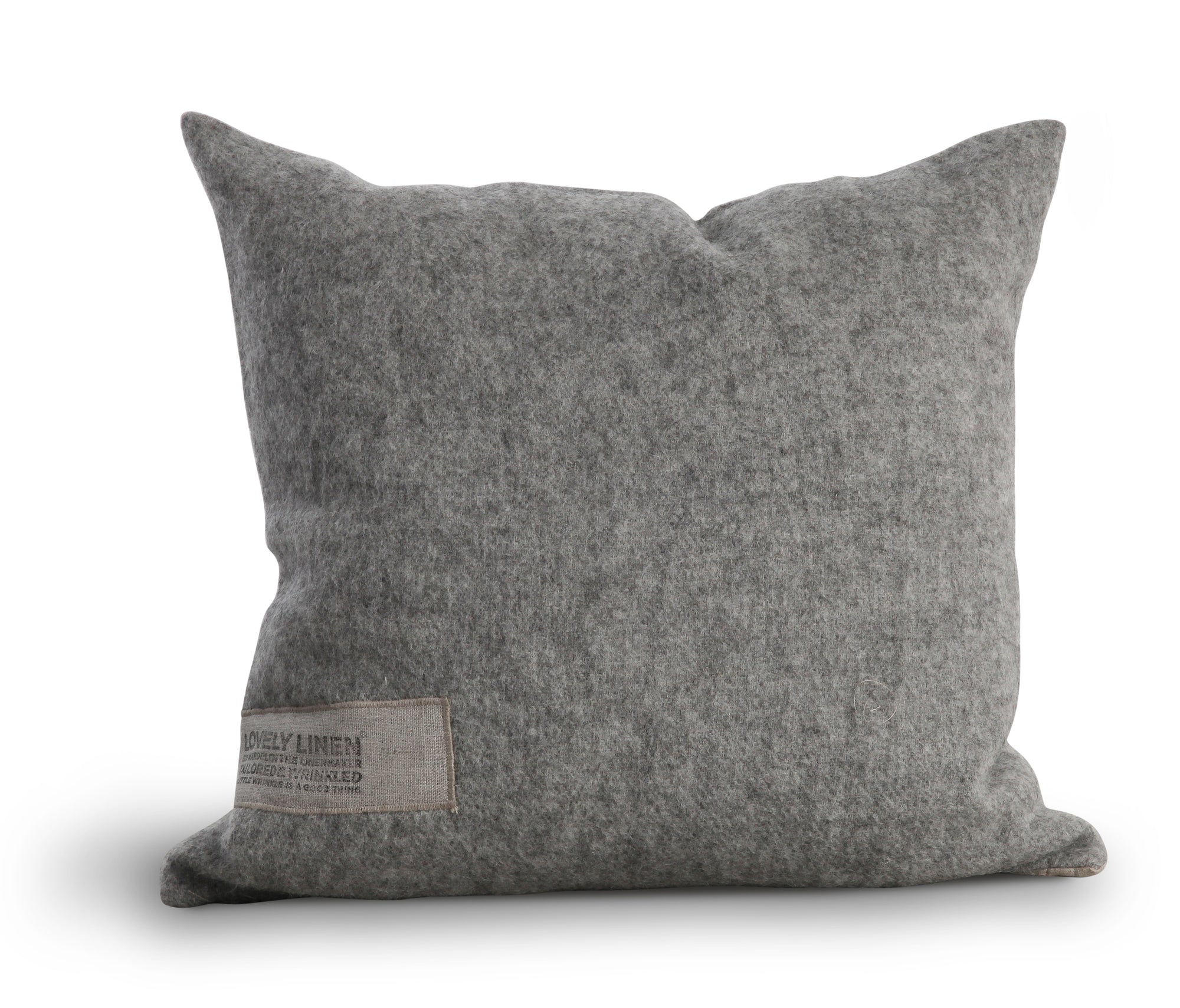 Reversible Wool and Linen Cushion Cover