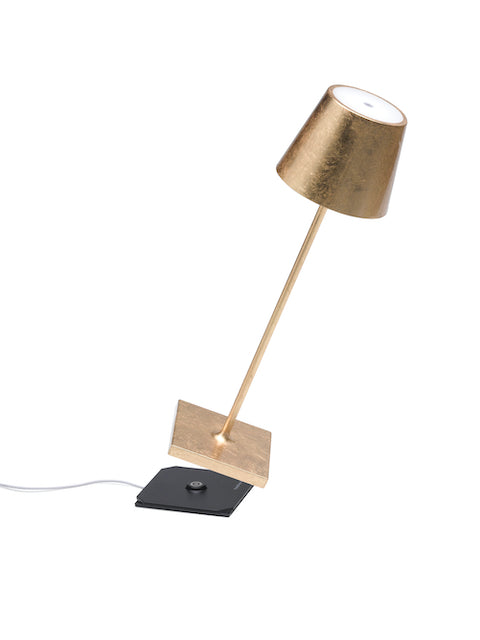 POLDINA PRO Portable Lamp - HAND PAINTED GOLD LEAF